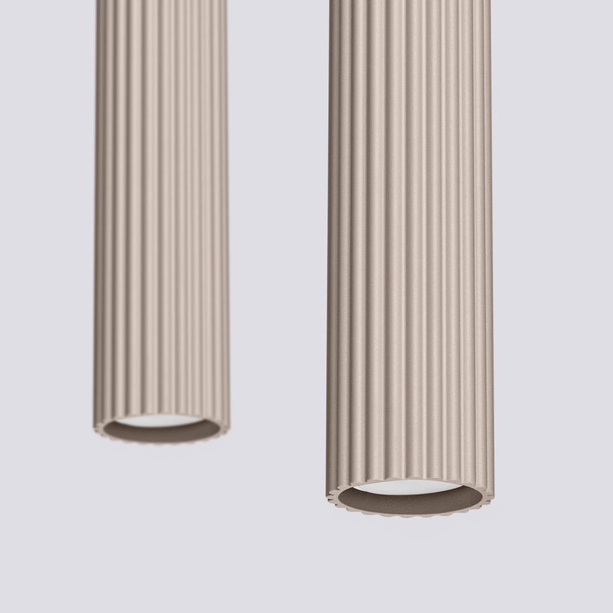 Brilagi - Lustre LED suspenso por cabo CRESTO 2xGU10/10W/230V taupe