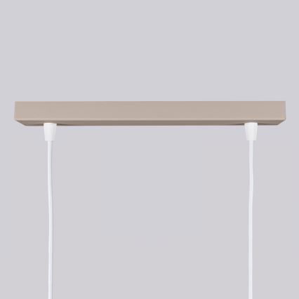Brilagi - Lustre LED suspenso por cabo CRESTO 2xGU10/10W/230V taupe