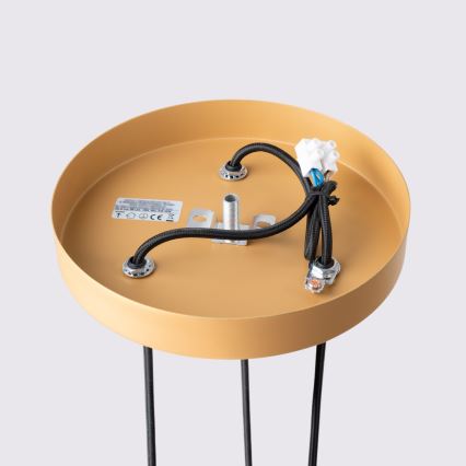 Brilagi - Lustre LED suspenso por cabo CRESTO 3xGU10/10W/230V dourado