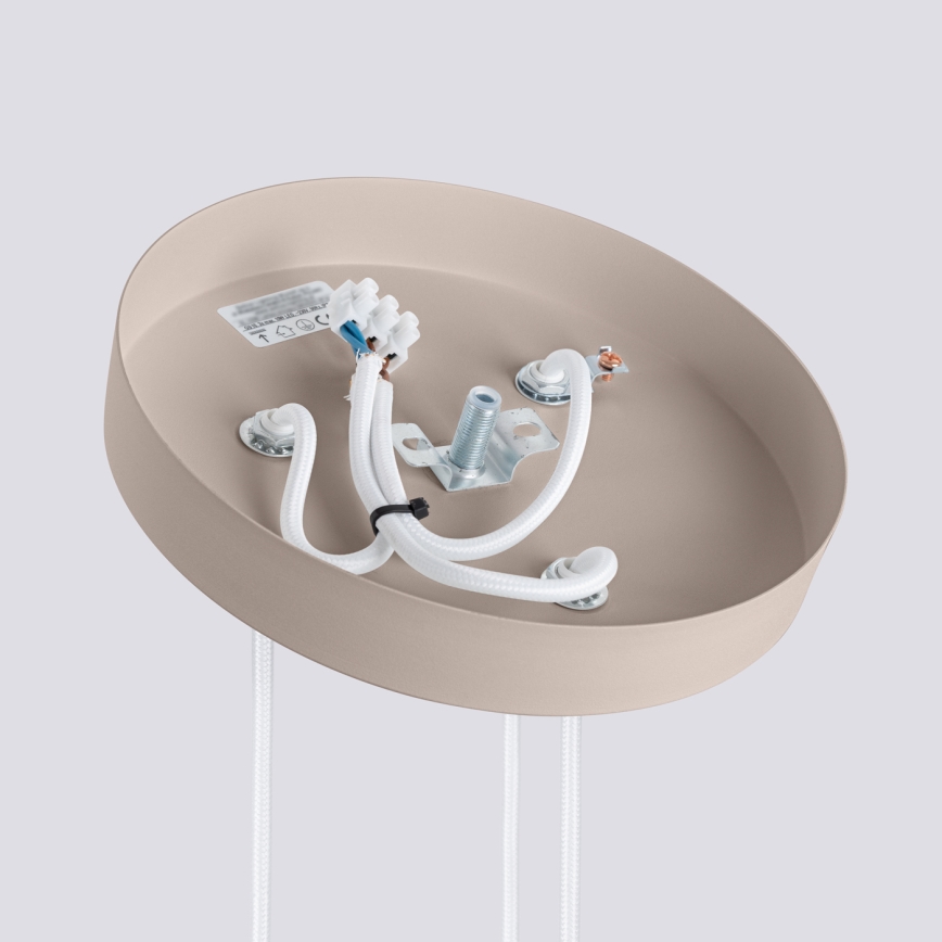 Brilagi - Lustre LED suspenso por cabo CRESTO 3xGU10/10W/230V taupe