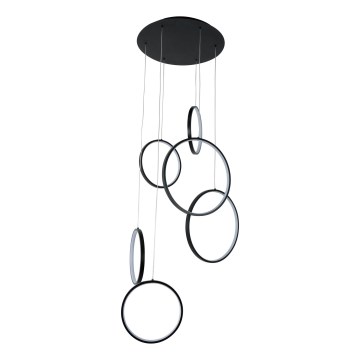 Brilagi - Lustre LED suspenso por cabo ECHO LED/80W/230V 4000K Ø 50 cm preto