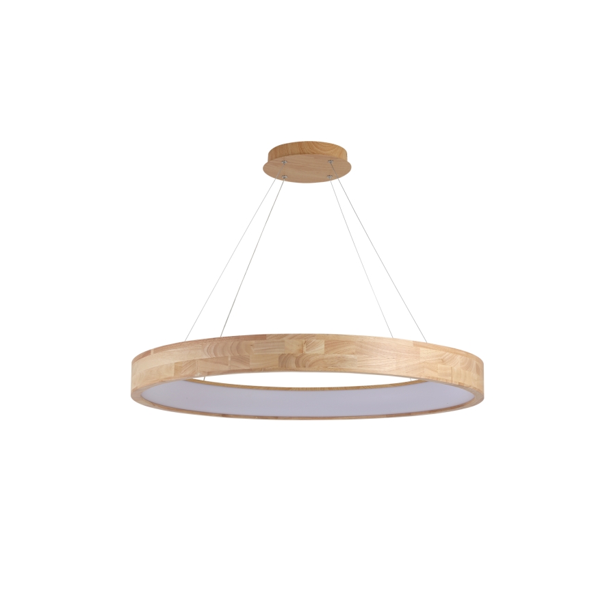 Brilagi - Lustre LED suspenso por cabo FALCON WOOD LED/60W/230V 3000/4000/6000K Ø 80 cm, acabamento em madeira
