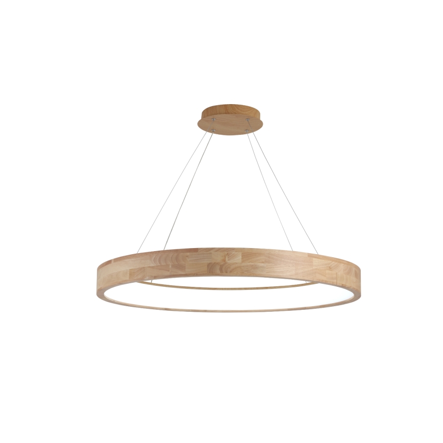 Brilagi - Lustre LED suspenso por cabo FALCON WOOD LED/60W/230V 3000/4000/6000K Ø 80 cm, acabamento em madeira