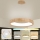 Brilagi - Lustre LED suspenso por cabo FALCON WOOD MODERN LED/40W/230V 3000/4000/6000K Ø 60 cm madeira