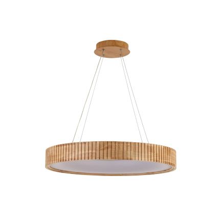 Brilagi - Lustre LED suspenso por cabo FALCON WOOD MODERN LED/40W/230V 3000/4000/6000K Ø 60 cm madeira