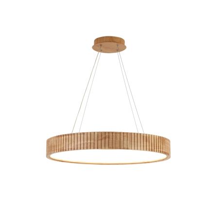 Brilagi - Lustre LED suspenso por cabo FALCON WOOD MODERN LED/40W/230V 3000/4000/6000K Ø 60 cm madeira