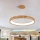 Brilagi - Lustre LED suspenso por cabo FALCON WOOD MODERN LED/60W/230V 3000/4000/6000K diâmetro 80 cm madeira