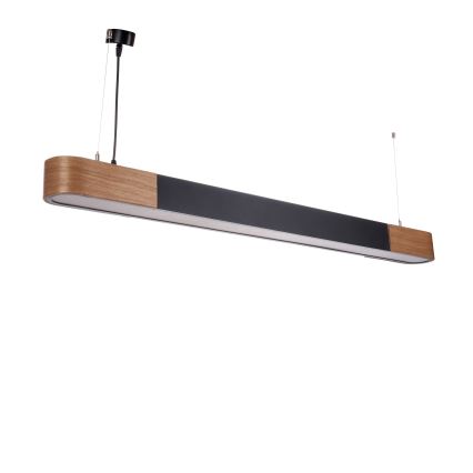 BRILAGI - Lustre LED suspenso por cabo GARDALINE LED/100W/230V 120 cm carvalho/preto
