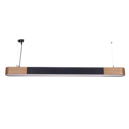BRILAGI - Lustre LED suspenso por cabo GARDALINE LED/100W/230V 120 cm carvalho/preto
