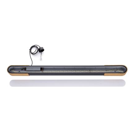 BRILAGI - Lustre LED suspenso por cabo GARDALINE LED/100W/230V 120 cm carvalho/preto