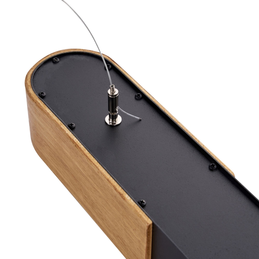 BRILAGI - Lustre LED suspenso por cabo GARDALINE LED/100W/230V 120 cm carvalho/preto
