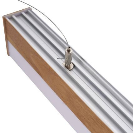BRILAGI - Lustre LED suspenso por cabo GARDALINE LED/100W/230V carvalho