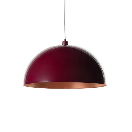 Brilagi - Lustre LED suspenso por cabo METALO 1xE27/40W/230V Ø 40 cm bordô/cobre