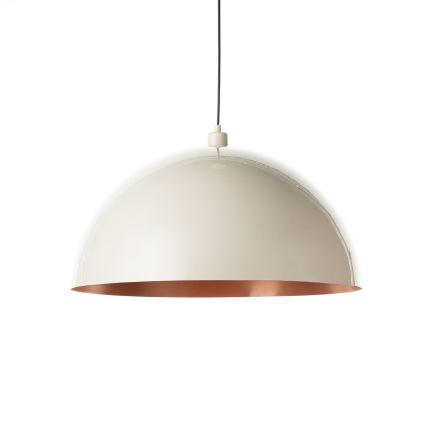 Brilagi - Lustre LED suspenso por cabo METALO 1xE27/40W/230V Ø 60 cm bege/cobre