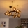 Brilagi - Lustre LED suspenso por cabo MILLA 15xG9/3W/230V castanho/castanho fumado