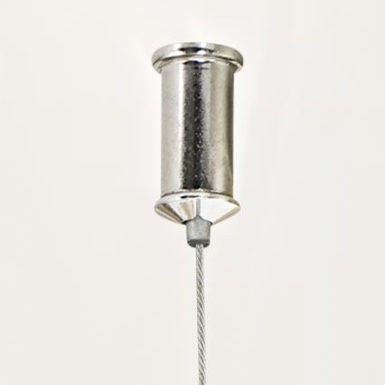 Brilagi - Lustre LED suspenso por cabo MILLA 15xG9/3W/230V castanho/castanho fumado
