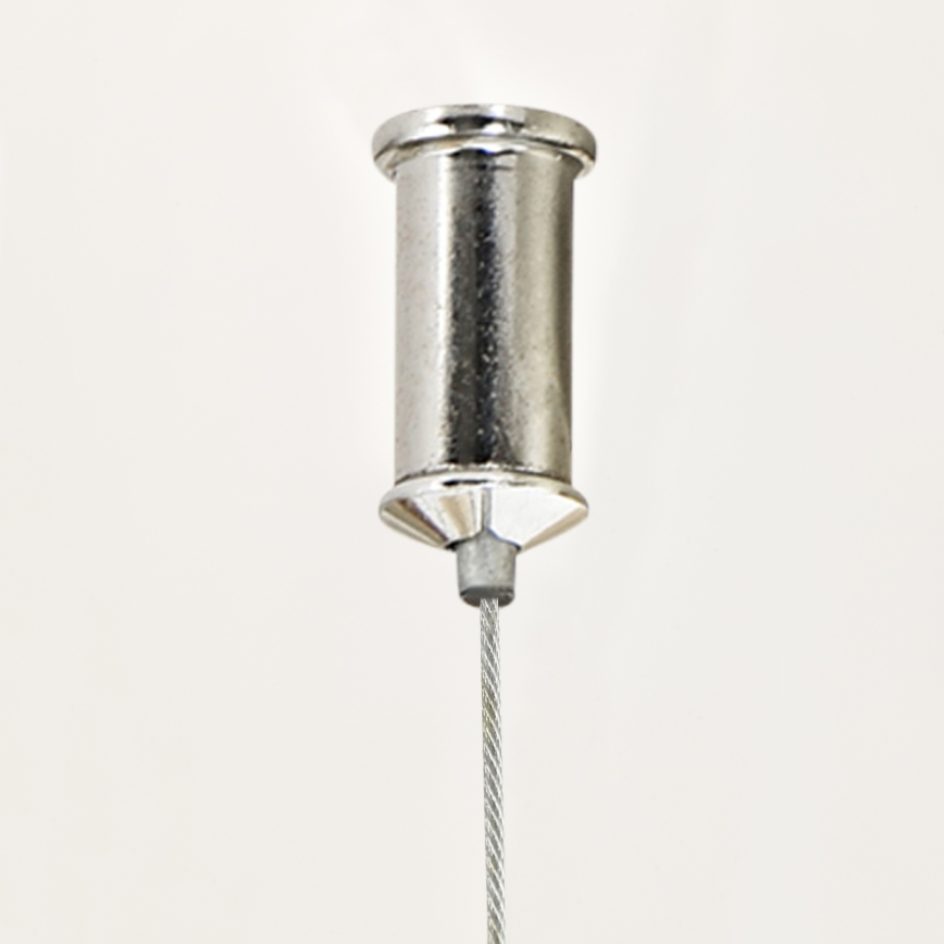 Brilagi - Lustre LED suspenso por cabo MILLA 15xG9/3W/230V castanho/castanho fumado
