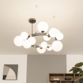 Brilagi - Lustre LED suspenso por cabo MILLA 15xG9/3W/230V preto cromo/branco