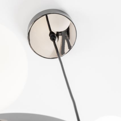 Brilagi - Lustre LED suspenso por cabo MILLA 15xG9/3W/230V preto cromo/branco