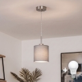 Brilagi - Lustre LED suspenso por cabo NUBILA 1x E27/60W/230V Ø 14 cm cinza claro