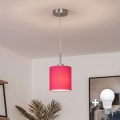 Brilagi - Lustre LED suspenso por cabo NUBILA 1xE27/60W/230V diâmetro 14 cm rosa