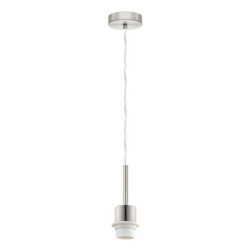 Brilagi - Lustre LED suspenso por cabo NUBILA 1xE27/60W/230V diâmetro 14 cm rosa