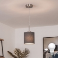 Brilagi - Lustre LED suspenso por cabo NUBILA 1xE27/60W/230V Ø 14 cm antracite