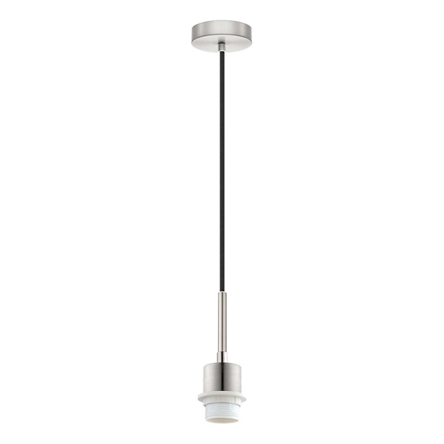 Brilagi - Lustre LED suspenso por cabo NUBILA 1xE27/60W/230V Ø 14 cm preto/castanho