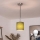 Brilagi - Lustre LED suspenso por cabo NUBILA 1xE27/60W/230V Ø 14 cm preto/verde