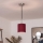 Brilagi - Lustre LED suspenso por cabo NUBILA 1xE27/60W/230V Ø 14 cm preto/vermelho pompeiano