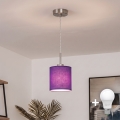 Brilagi - Lustre LED suspenso por cabo NUBILA 1xE27/60W/230V Ø 14 cm roxo