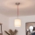 Brilagi - Lustre LED suspenso por cabo NUBILA 1xE27/60W/230V Ø 14 cm vermelho/creme