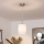 Brilagi - Lustre LED suspenso por cabo NUBILA 1xE27/60W/230V Ø14 cm branco