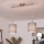 Brilagi - Lustre LED suspenso por cabo NUBILA 2xE27/60W/230V cinzento claro