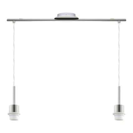 Brilagi - Lustre LED suspenso por cabo NUBILA 2xE27/60W/230V rosa