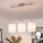 Brilagi - Lustre LED suspenso por cabo NUBILA 3xE27/60W/230V branco