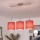 Brilagi - Lustre LED suspenso por cabo NUBILA 3xE27/60W/230V vermelho