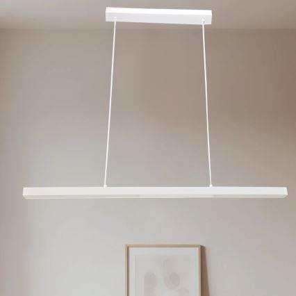 Brilagi - Lustre LED suspenso por cabo PAXIS LED/30W/230V 120 cm branco