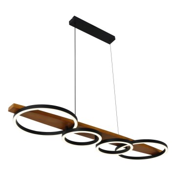 Brilagi - Lustre LED suspenso por cabo PLANK LED/35W/230V 4000K 30x100 cm madeira