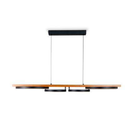 BRILAGI - Lustre LED suspenso por cabo PLANK LED/35W/230V 4000K 30x100 cm madeira