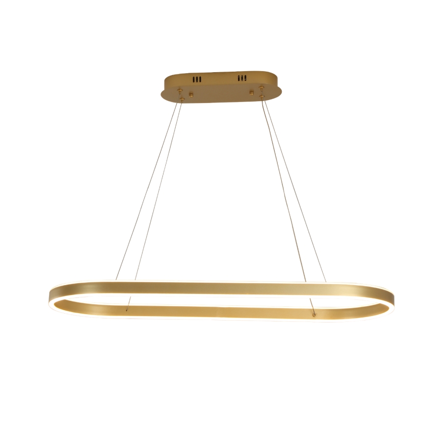 Brilagi - Lustre LED suspenso por cabo PONDIE LED/44W/230V 80x30 cm dourado