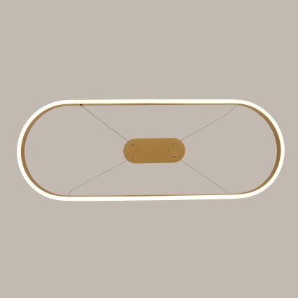 Brilagi - Lustre LED suspenso por cabo PONDIE LED/44W/230V 80x30 cm dourado