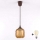 Brilagi - Lustre LED suspenso por cabo RETRO GLASS, 1x E27/60W/230V, Ø 14 cm, castanho / castanho fumê