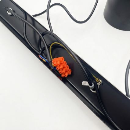 Brilagi - Lustre LED suspenso por cabo RIDDY 4xE27/60W/230V preto
