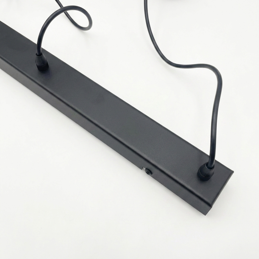 Brilagi - Lustre LED suspenso por cabo RIDDY 4xE27/60W/230V preto