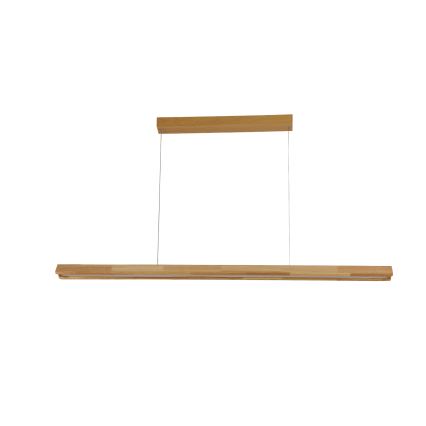 Brilagi - Lustre LED suspenso por cabo UMEA WOOD LED/30W/230V 120 cm, madeira