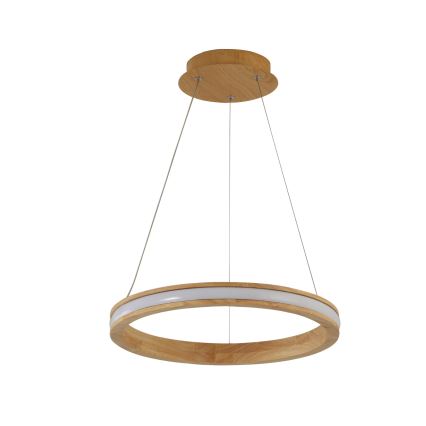 Brilagi - Lustre LED suspenso por cabo UMEA WOOD LED/30W/230V, Ø 40 cm, em madeira