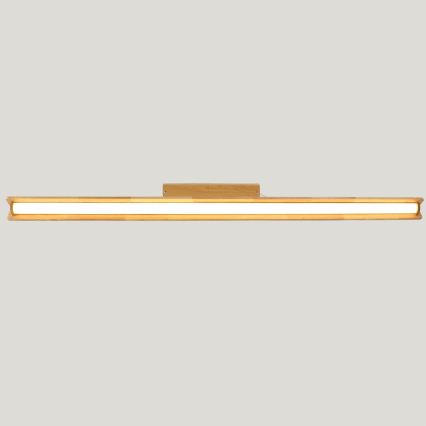 Brilagi - Lustre LED suspenso por cabo UMEA WOOD LED/40W/230V 150 cm em madeira