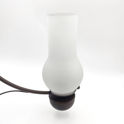 Brilagi - Lustre LED suspenso por corrente COTTAGE 3xE14/40W/230V faia/castanho/branco