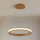 Brilagi - Lustre LED UMEA WOOD suspenso por cabo LED/30W/230V, diâmetro 40 cm, em madeira de seringueira